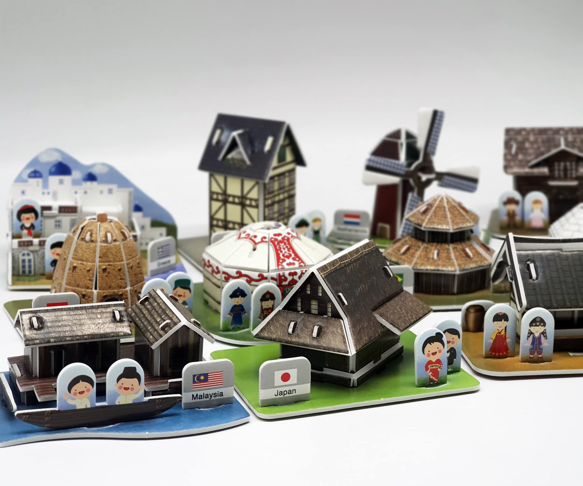 Amazon.co.jp: POP Out World 世界の文化 3D立体パズル シリーズ