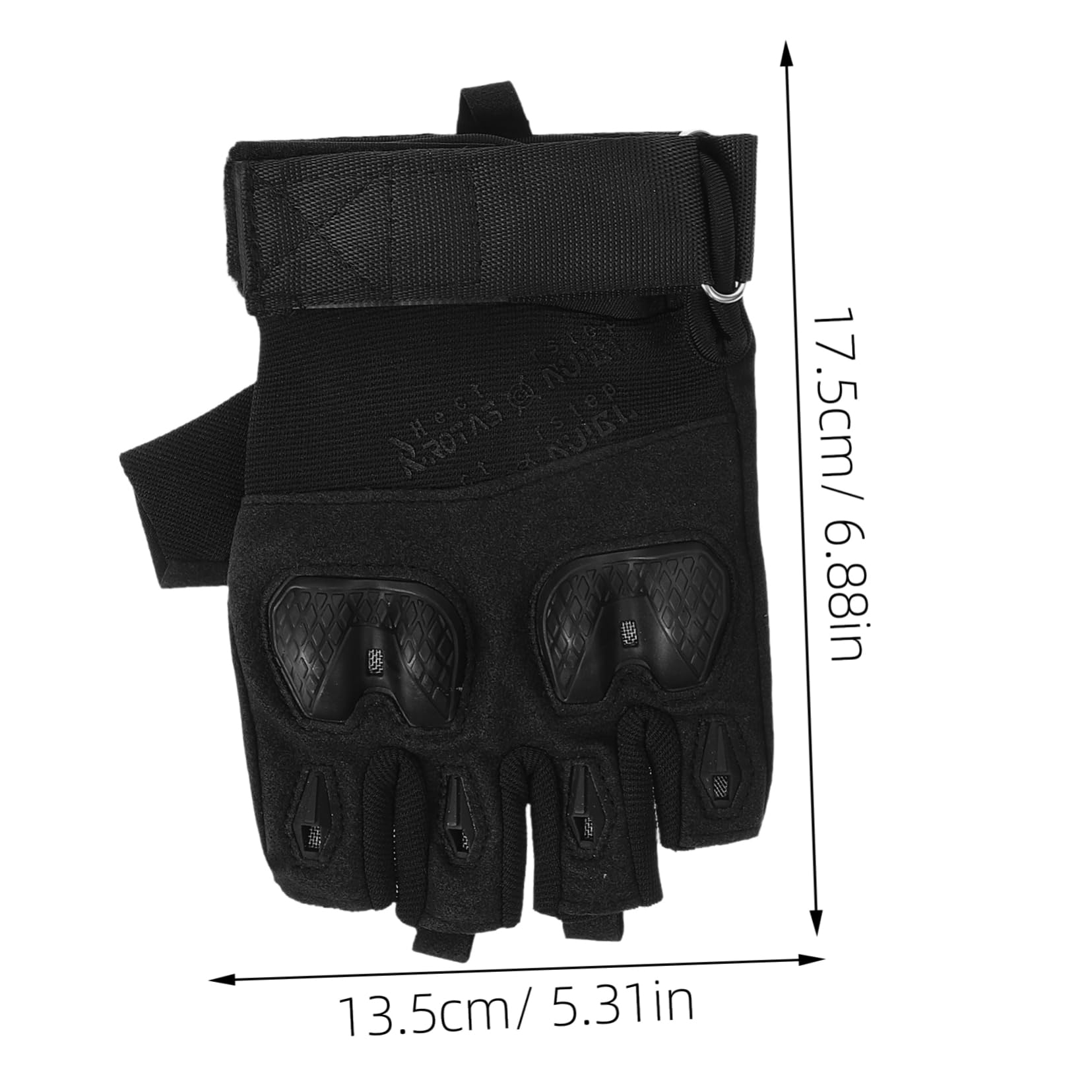 Mipcase Half-Finger Gloves for Men Protective Training Gloves Anti-Slip Cycling