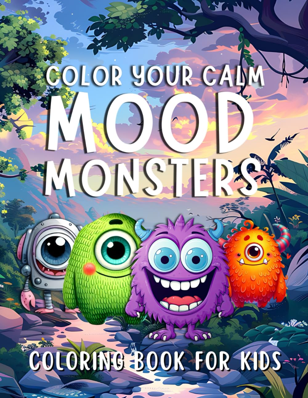 Color Your Calm: Mood Monsters