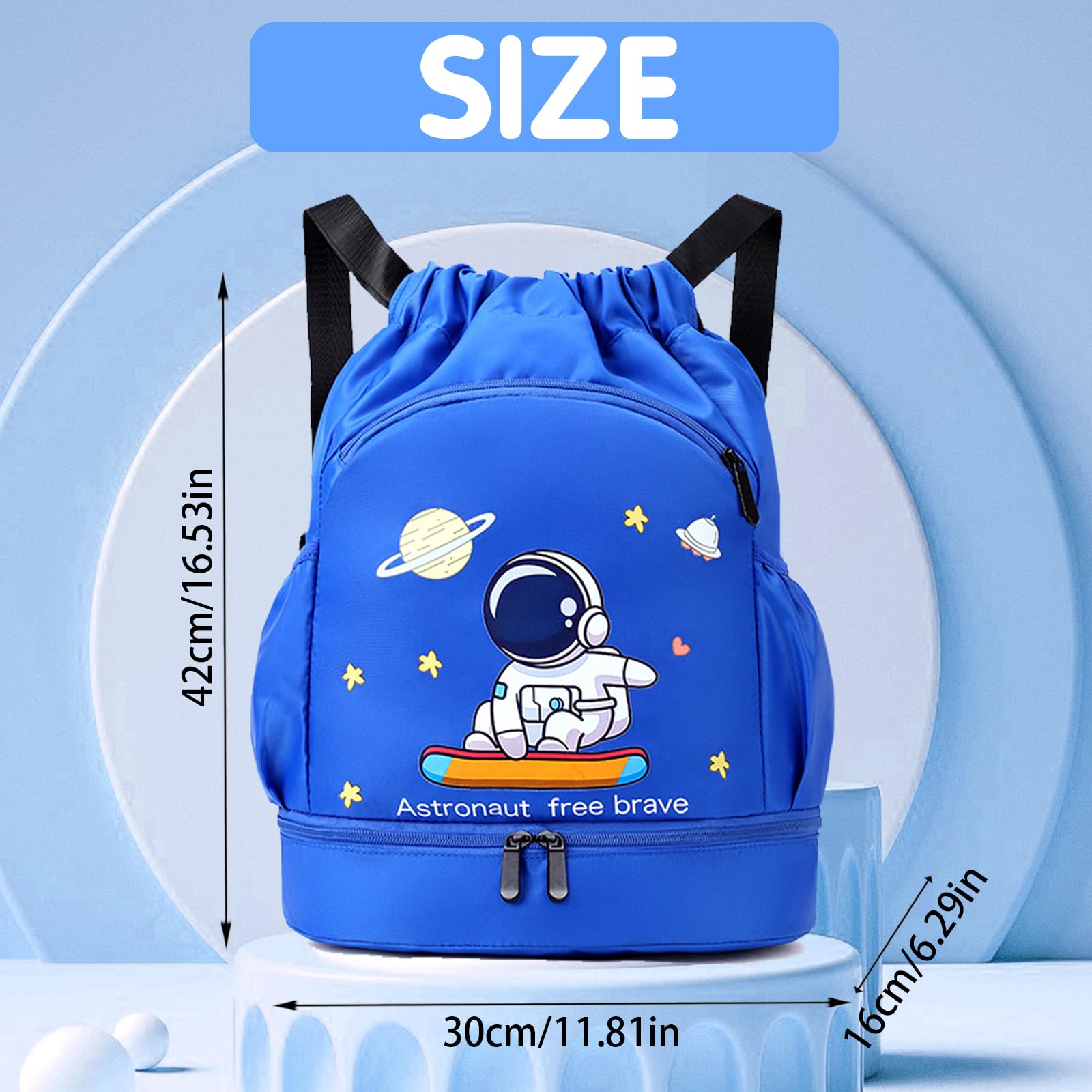 Sac Piscine Enfant, Sac Piscine Garçon Fille, Enfants Nageant Sac A Dos, Sac Enfant Étanche Avec Compartiments Garçon Fille Enfant Piscine, Plage, Camping, Vacances