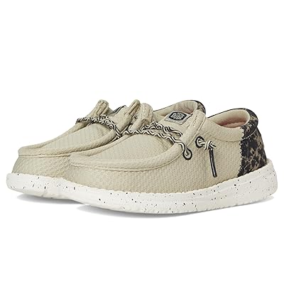 Hey Dude Kids Wally Funk Nu Splatter (Toddler) Boys Shoes Stone