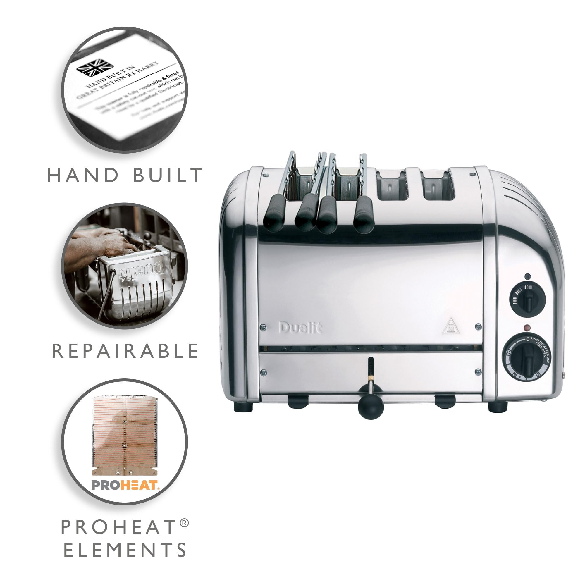 【送料無料】Dualit トースター combi 2+1 中古　シルバー Amazon.com: Combi 2x2 Classic Toaster: Home & Kitchen