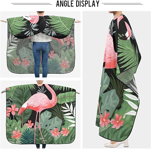 Miniatura 5 de Wolf Barbers Capes - Capa de corte de pelo ajustable, cabo de corte de pelo, 64.9 pulgadas x 55.1 pulgadas