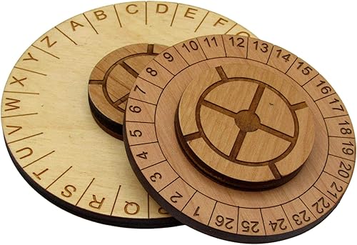 Miniatura 5 de Creative Escape Rooms The Secret Decoder Ring Bundle - Dos ruedas de cifrado