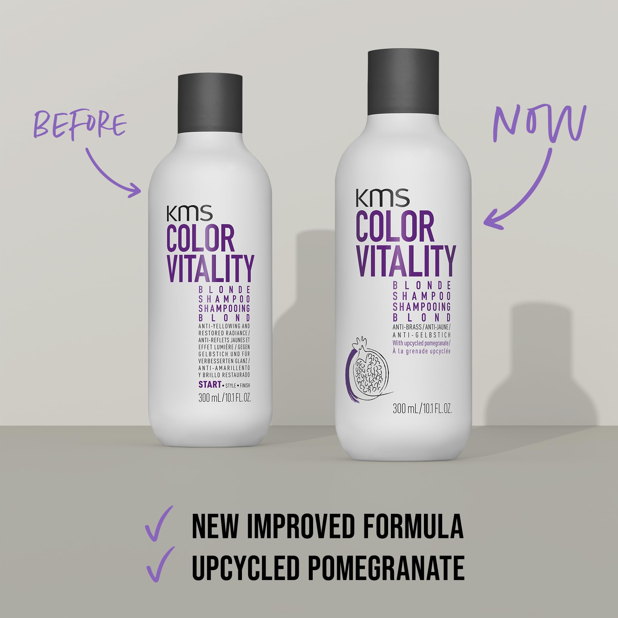 KMS ColorVitality - Blonde Shampoo 300ml - shampoo antigiallo per capelli biondi