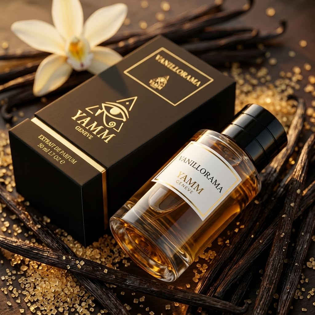 Vanillorama | Extrait de Parfum 50 ml | Profumo Unisex per Donna e Uomo | Vaniglia Bourbon, Rum e Cacao | Note Gourmand, Ambrate e Speziate | Lusso e Lunga Durata