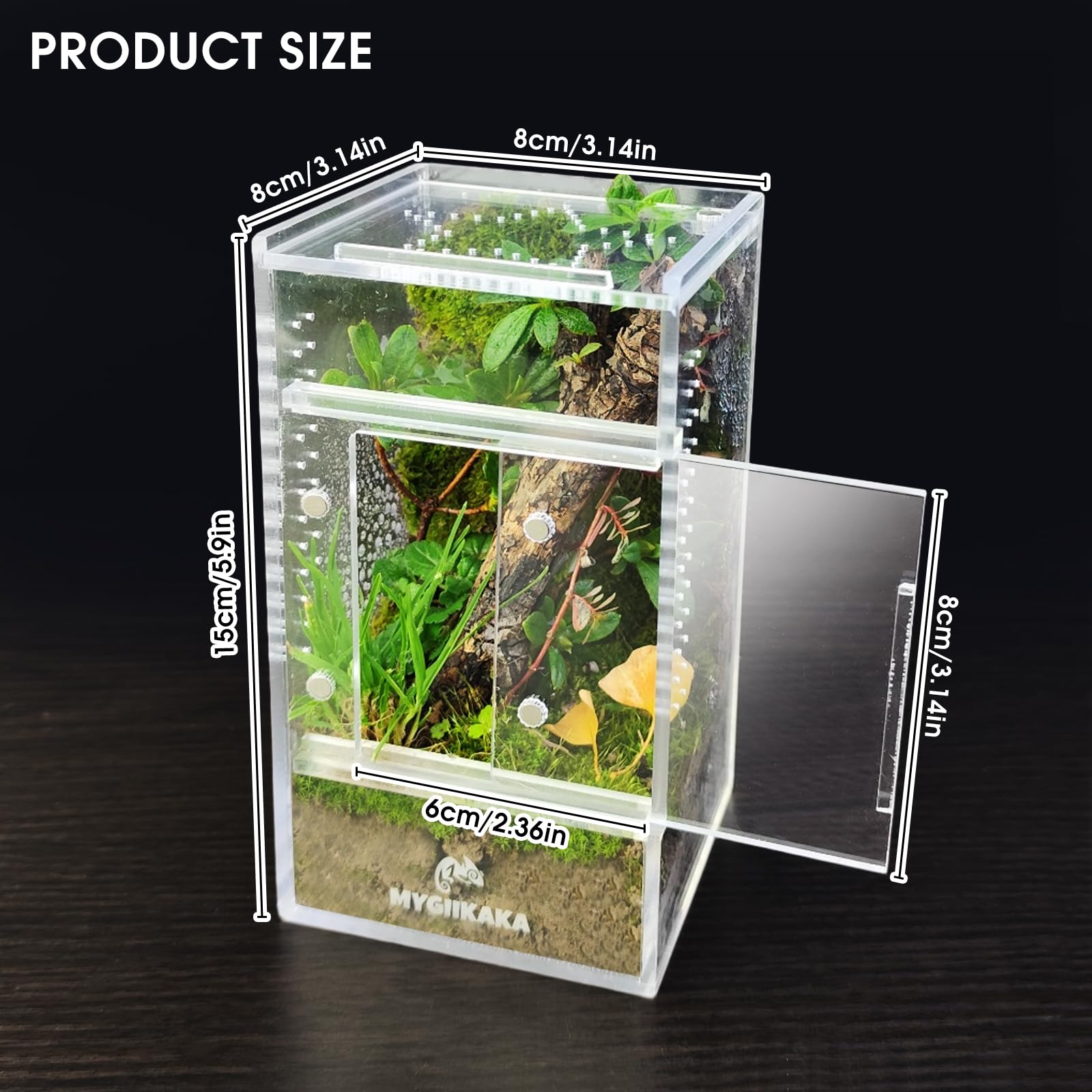 Tarantula Box Snapklik.com : MYGIIKAKA Jumping Spider Enclosure Accessories ...