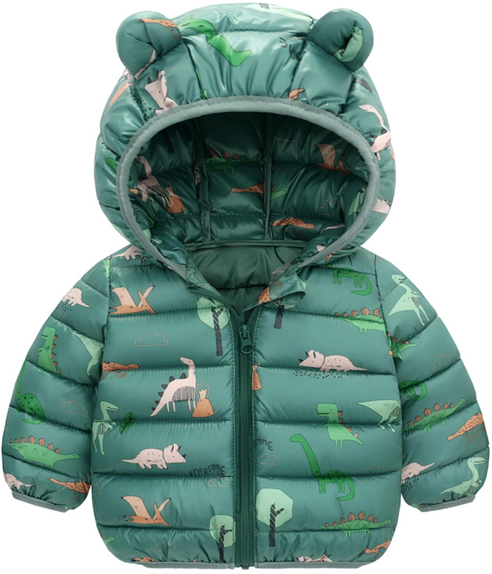 Happy Cherry Cappotto Piumino Bambini Bambina Giacca Invernale con Cappuccio Bimba Bimbo Giubbotto Imbottito Leggero Caldo Carino Antivento Autunno Inverno 9 Mesi - 4 Anni
