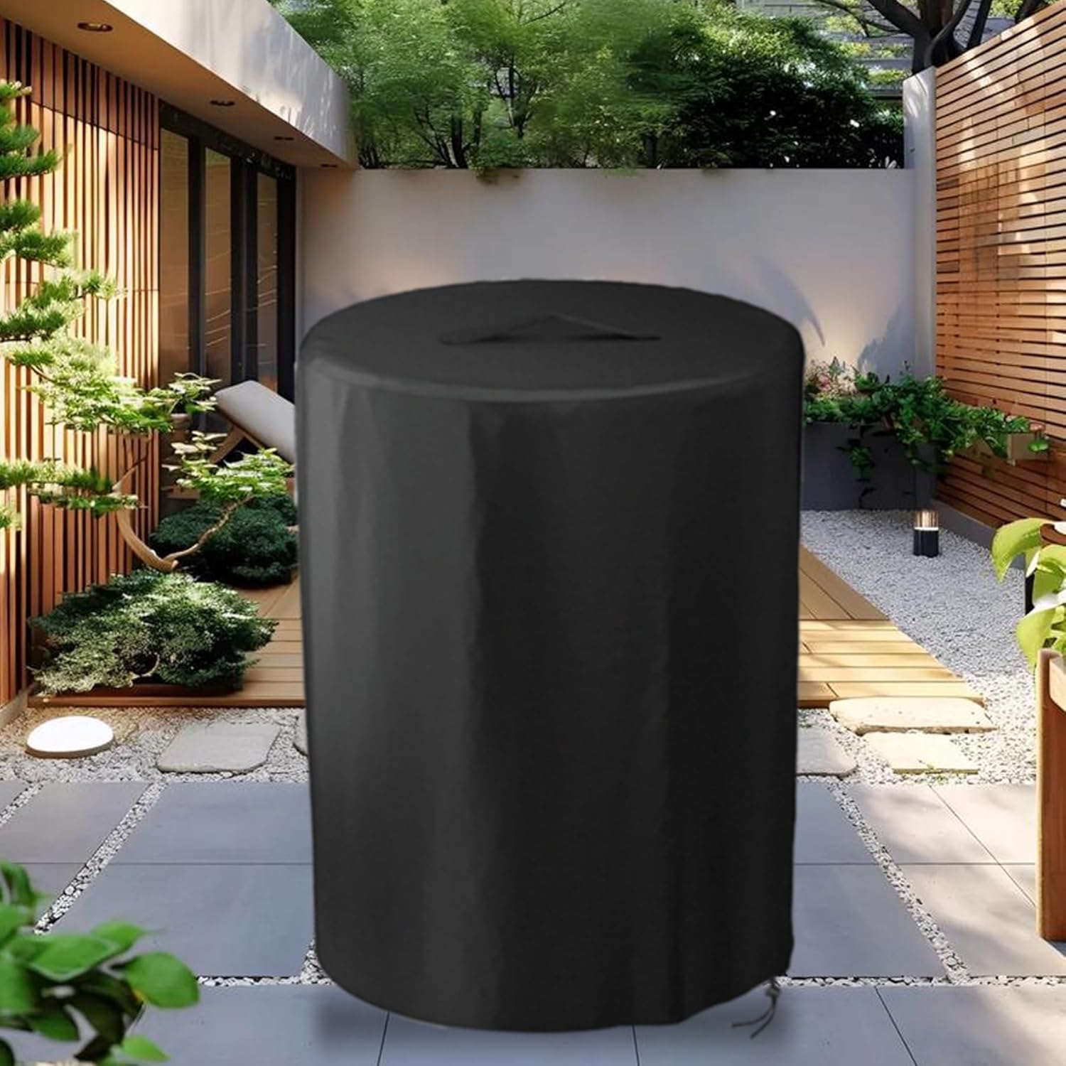 Fire Pit Cover for Ninja Fireside 360 Fire Pit, 600D Heavy Duty Waterproof PVC for Ninja Fireside360 Soft Cover, Convenient Handle, BBQ Cover for XSKOFCVR Accessories