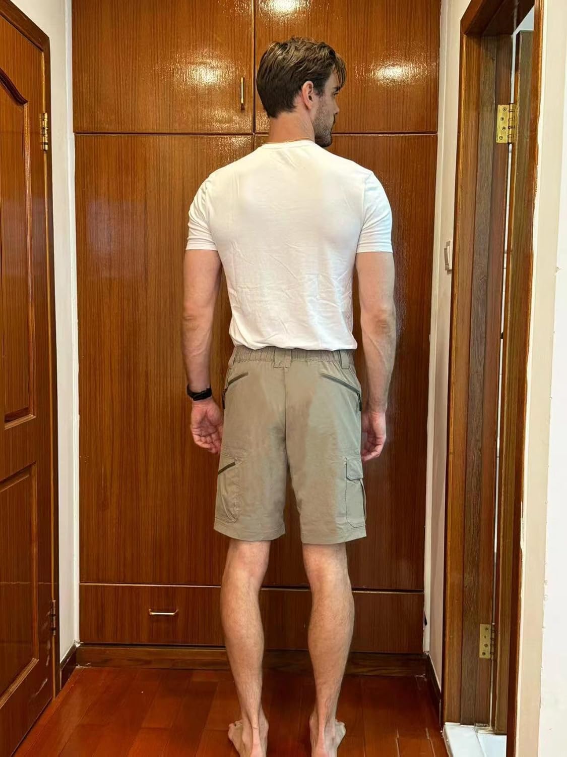 Moosehill Men's Hiking Cargo Shorts Quick Dry Work Shorts for Men Casual Tactical with 7 Pockets Waterproof No Belt - Image 7