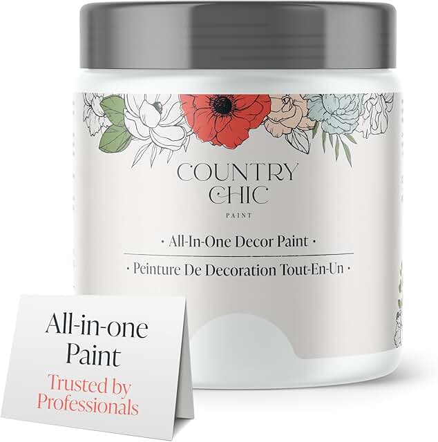 Country Chic All-in-One Chalk Paint for Furniture, Cabinets, Home Decor,...
