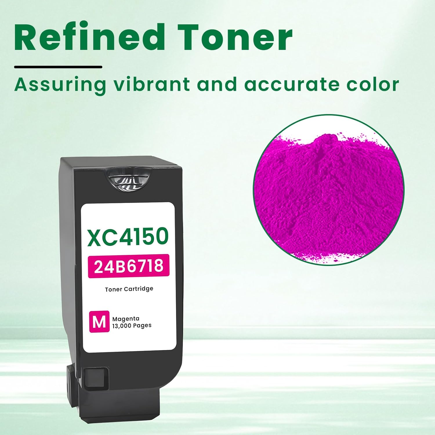 XC4140 XC4150 Magenta Toner Cartridge High Yield Replacement for Lexmark 24B6718 Toner Cartridge for XC4140 XC4150 XC4143 XC4153 Printer Ink 1-Pack