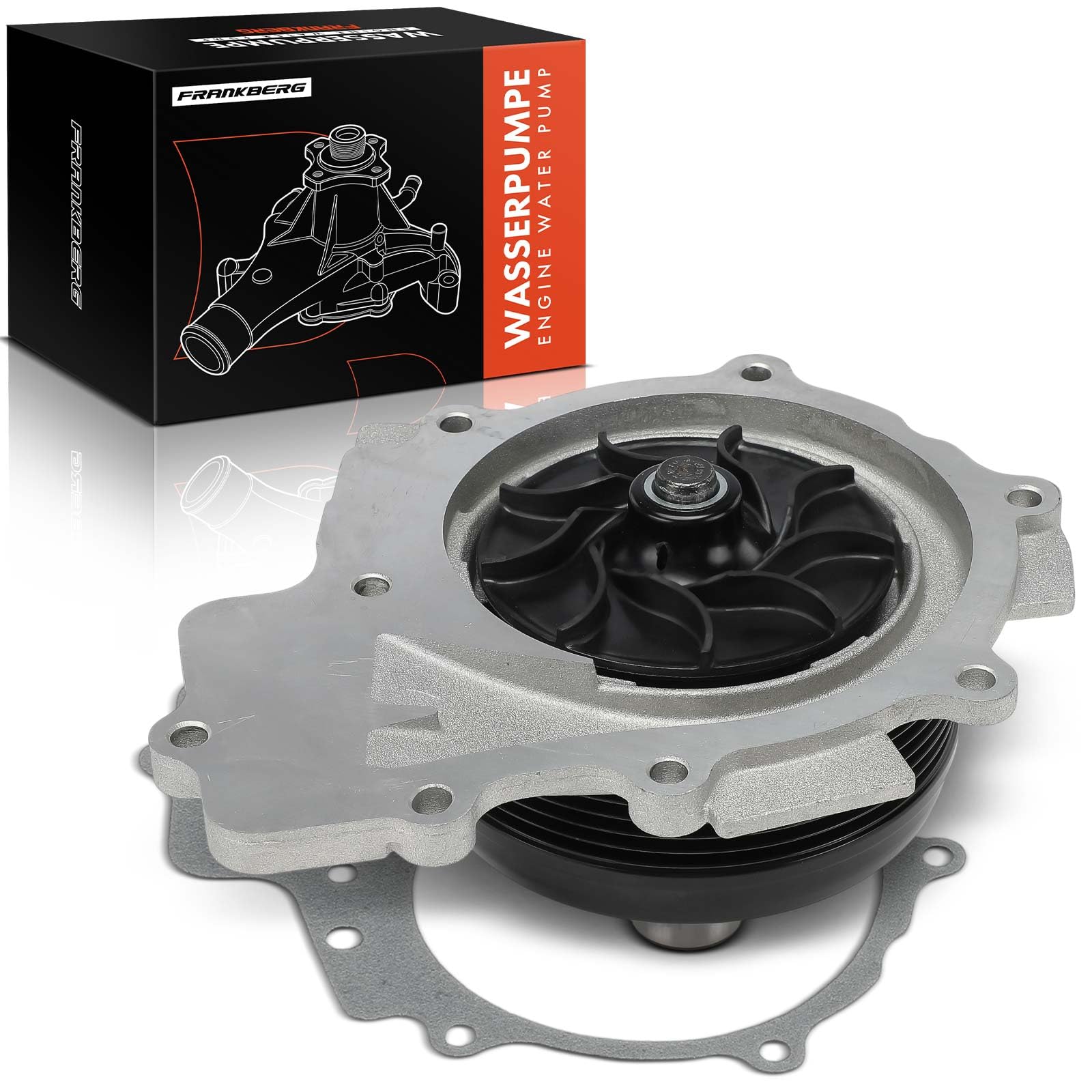 Frankberg Bomba de agua/bomba de refrigerante con junta 6512002101 | Compatible con: Caja Sprinter 5-T B906, Caja Sprinter 3-T B906, Sprinter 46-T Caja B906