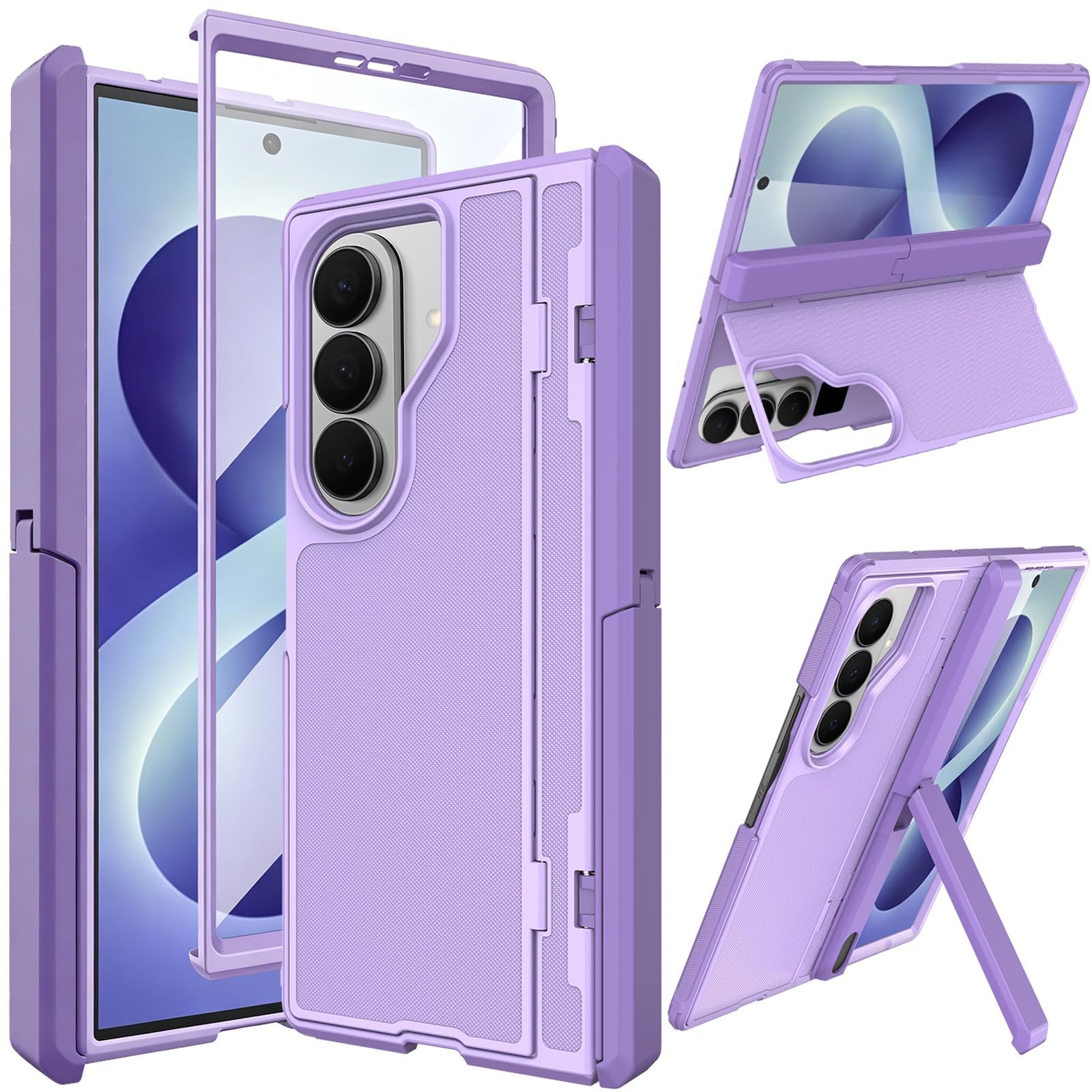Custodia per Galaxy Z Fold 8 Ultra, con protezione cerniere, supporto e