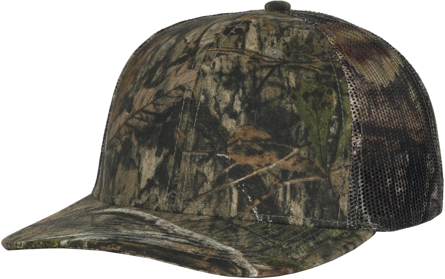 Mossy Oak DNA Camo Trucker Hat – Structured Hunting Cap with Mesh Back, Pro Round Crown, Adjustable, One Size, Camouflage - Image 7