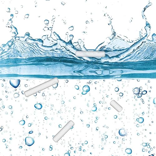 Miniatura 5 de stonylab Juego de 7 barras de agitación, barras de agitación magnéticas recubiertas de PTFE mezclador blanco para agitadores, paquete surtido de