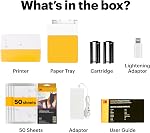 KODAK Dock Plus 4x6 Photo Printer, Smartphone Docking, 4PASS, 50 Sheets | Bluetooth, iPhone & Android Smartphone Compatible, Charge While Printing, Water, Fingerprint and Fade Resistant