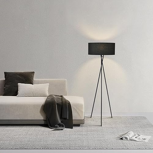 Miniatura 9 de Lámpara de pie trípode, lámpara de pie de mediados de siglo, luz de estudio de diseño moderno para sala de estar, dormitorio, sala de estudio y