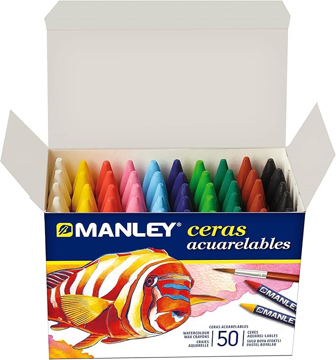 Waskrijtjes kleur - Wasco - jumbo 10 cm - 12 stuks - 4 assorti