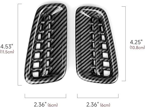 Miniatura 186 de Car Central Armrest Box Cover Decals for 2022 2023 2024 2025 Honda Civic 11th Gen Accessories ABS Carbon Fiber Interior Stickers