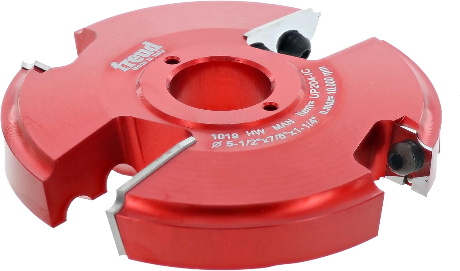 Freud 5-1/2" (Dia.) 2+2 Advanced Design Raised Panel Insert Shaper Cutter for 5/8" Stock with 1-1/4" bore (UP204-IC)