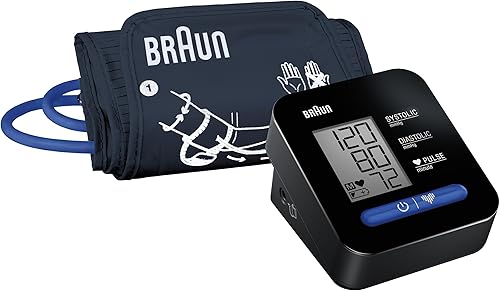 Braun ExactFit BUA5000 - Monitor digital de presión arterial para el brazo superior con puño ajustable para uso doméstico, operación simple de un