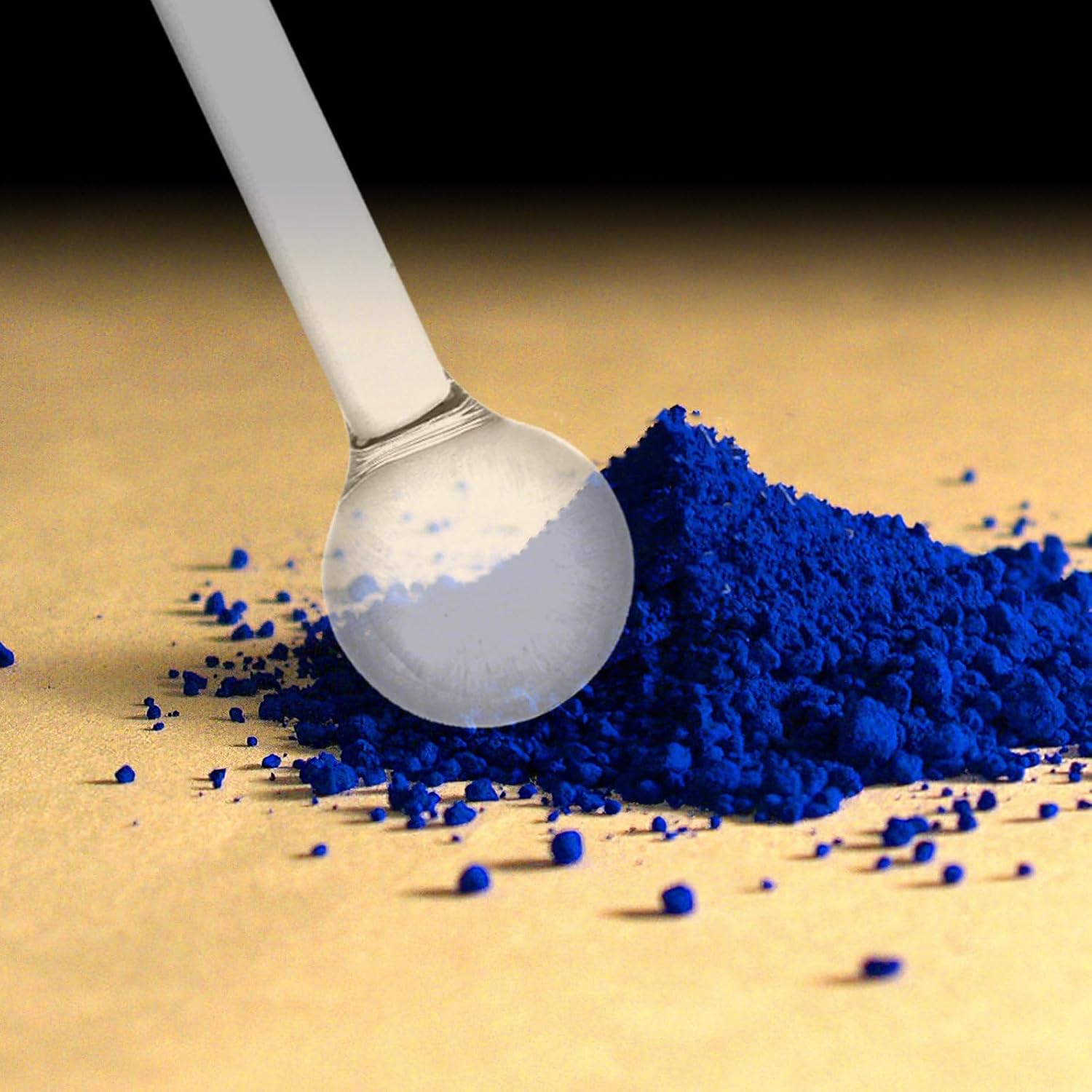 Glass Pestle Paint Muller for Pigment Grinding, Artists