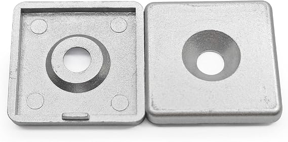 4040 Series European Standard Aluminum Extrusion Profile End Caps with Screws, Accessories for T-Slot Aluminum Profiles, 4 Sets