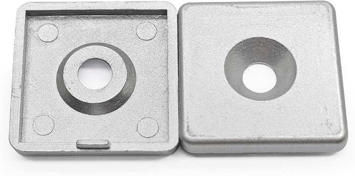 4040 Series European Standard Aluminum Extrusion Profile End Caps with Screws, Accessories for T-Slot Aluminum Profiles, 4 Sets