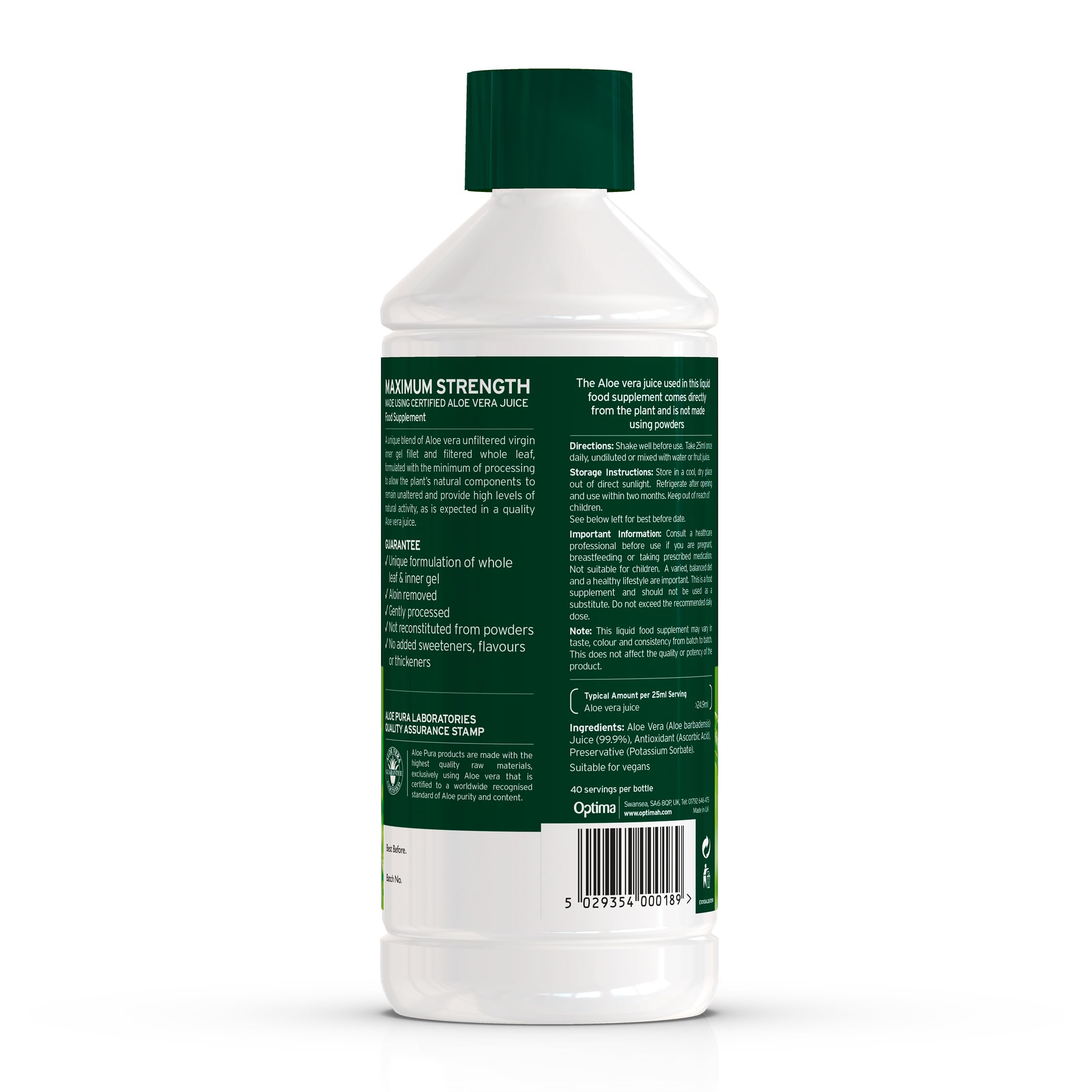 (3 szt.) - Aloe Pura - sok z aloesu | 1000 ml | Pakiet 3 szt