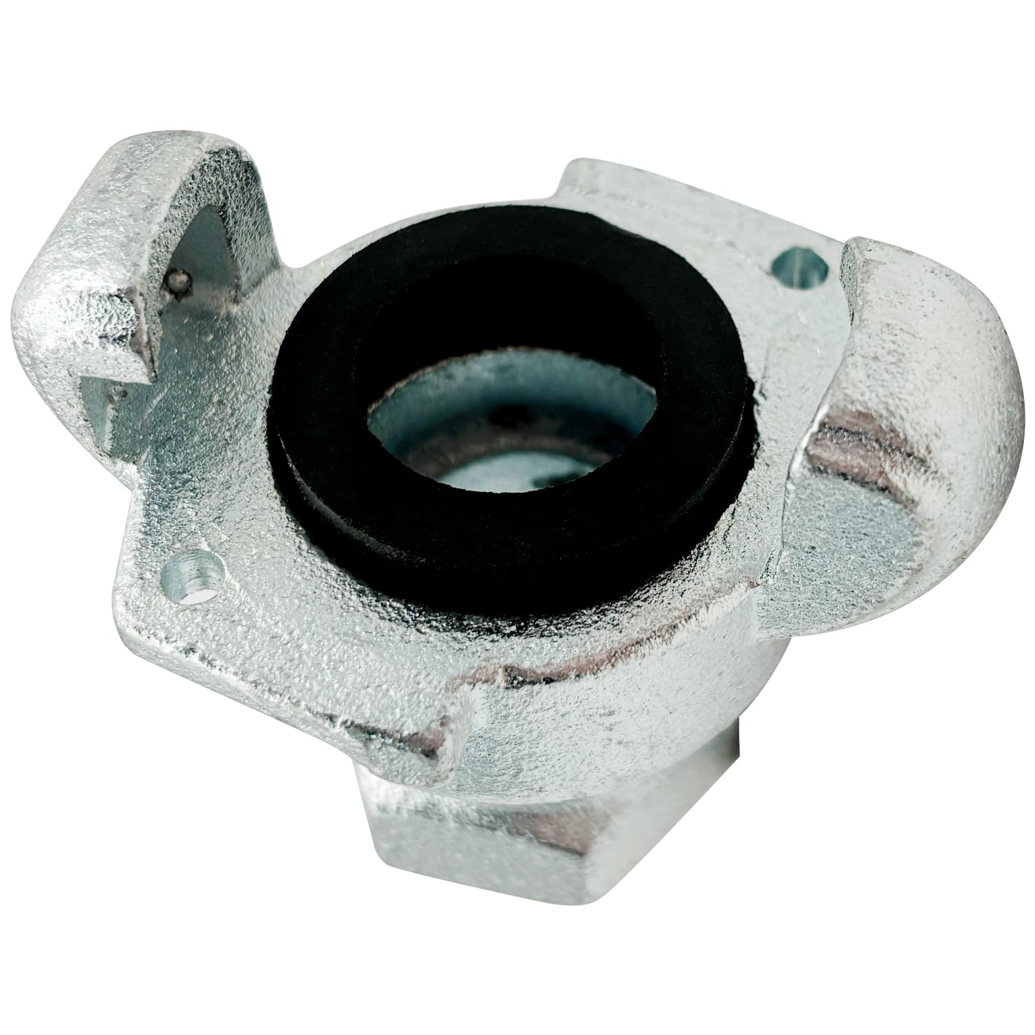 3/8mu 4 piezas NPT de hierro manguera de aire, acoplamiento universal, ajuste Chicago (extremo hembra NPT, 3/8 pulgadas)