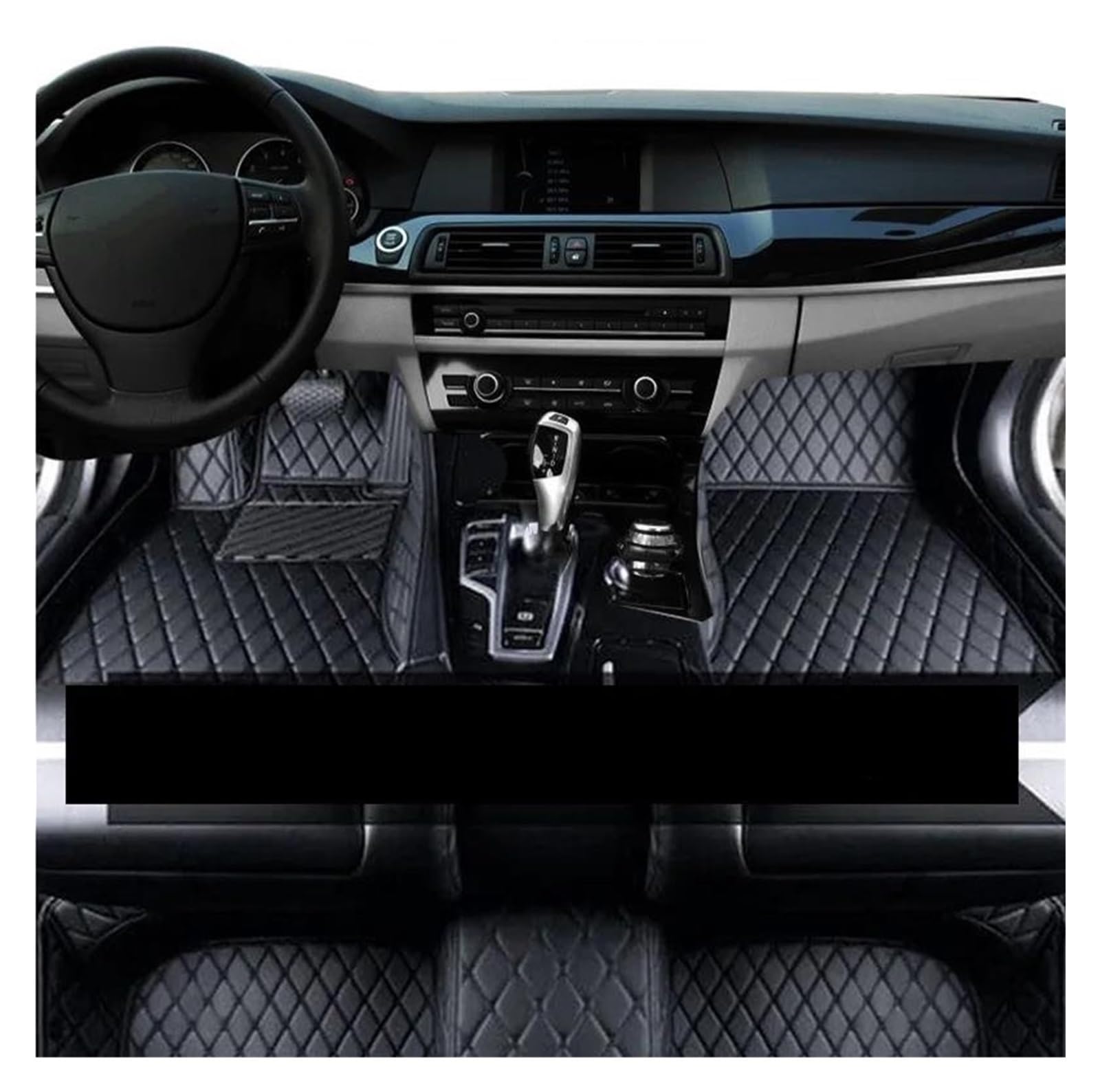 Tapis sol voiture sur mesure pour Jeep Liberty KJ 2002-2007 finition noir élégant
