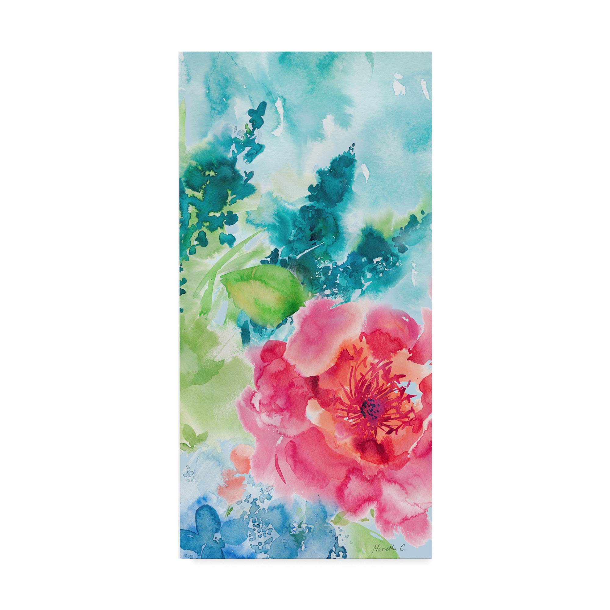 Trademark Fine Art Primavera 2 by Marietta Cohen Art And Design, 24x47-Inch