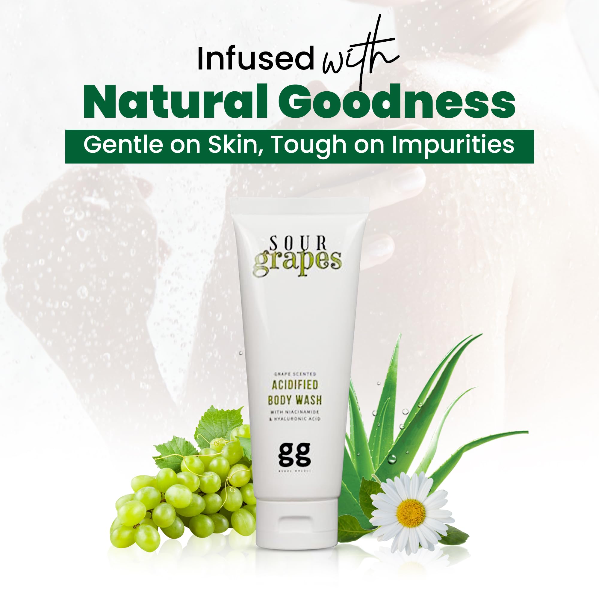 Grape Scented Body Wash for Women & Men, 100 ml (Pack of 1) - Image 3