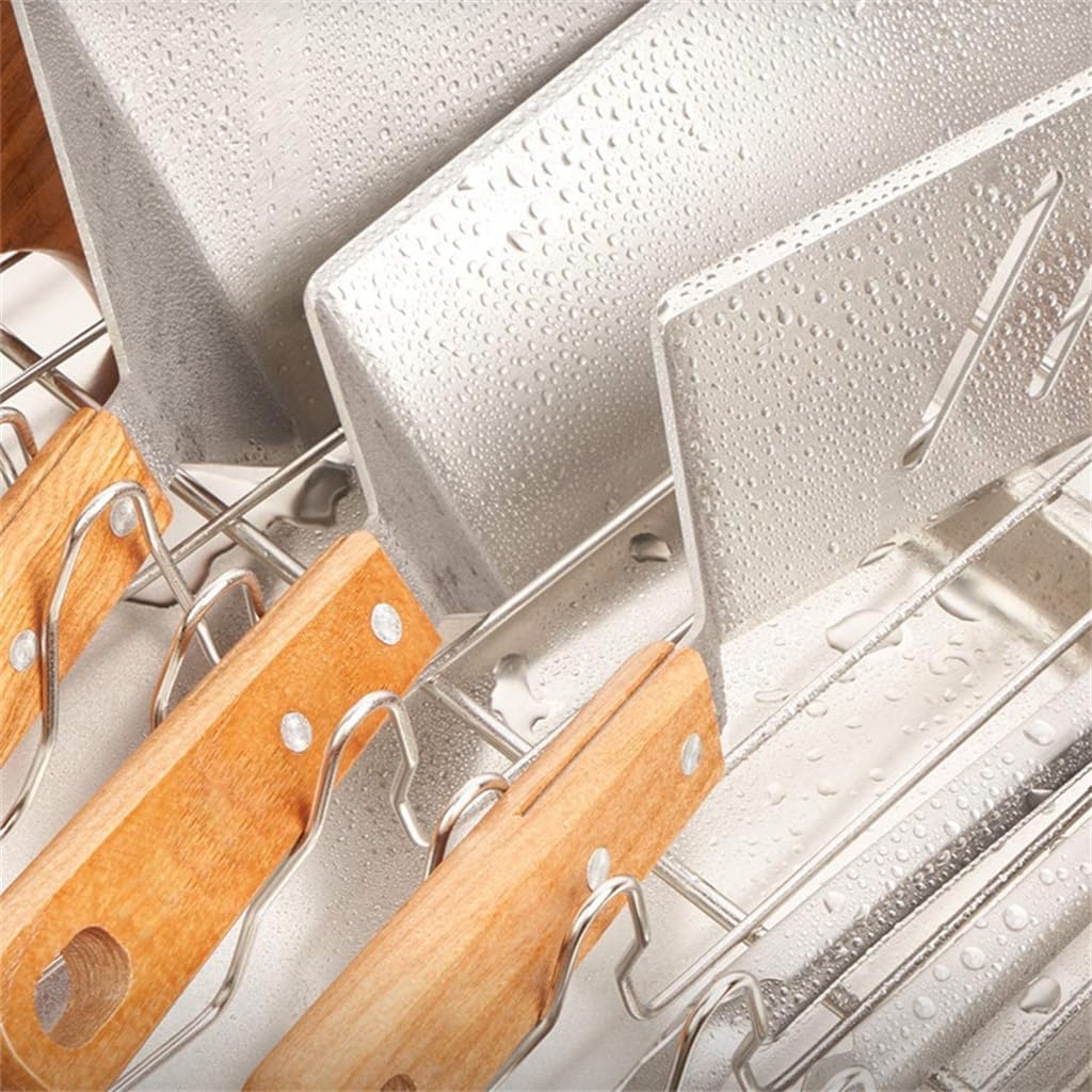 Stainless Steel Frying Shovel Cooking Clip Steak Iron Plate Barbecue Tool Set