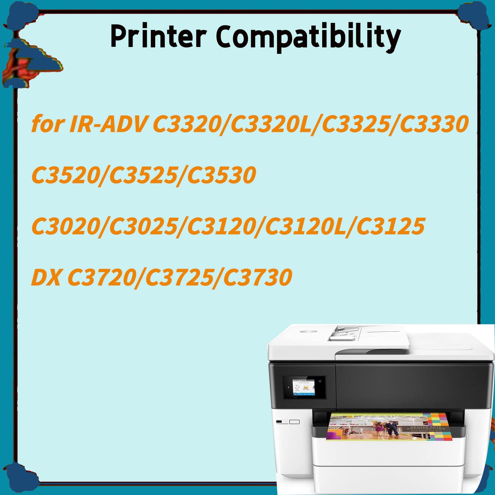 Amazon.co.jp: for Canon GPR-53 NPG-67 C-EXV49 TONERの for CANON IR