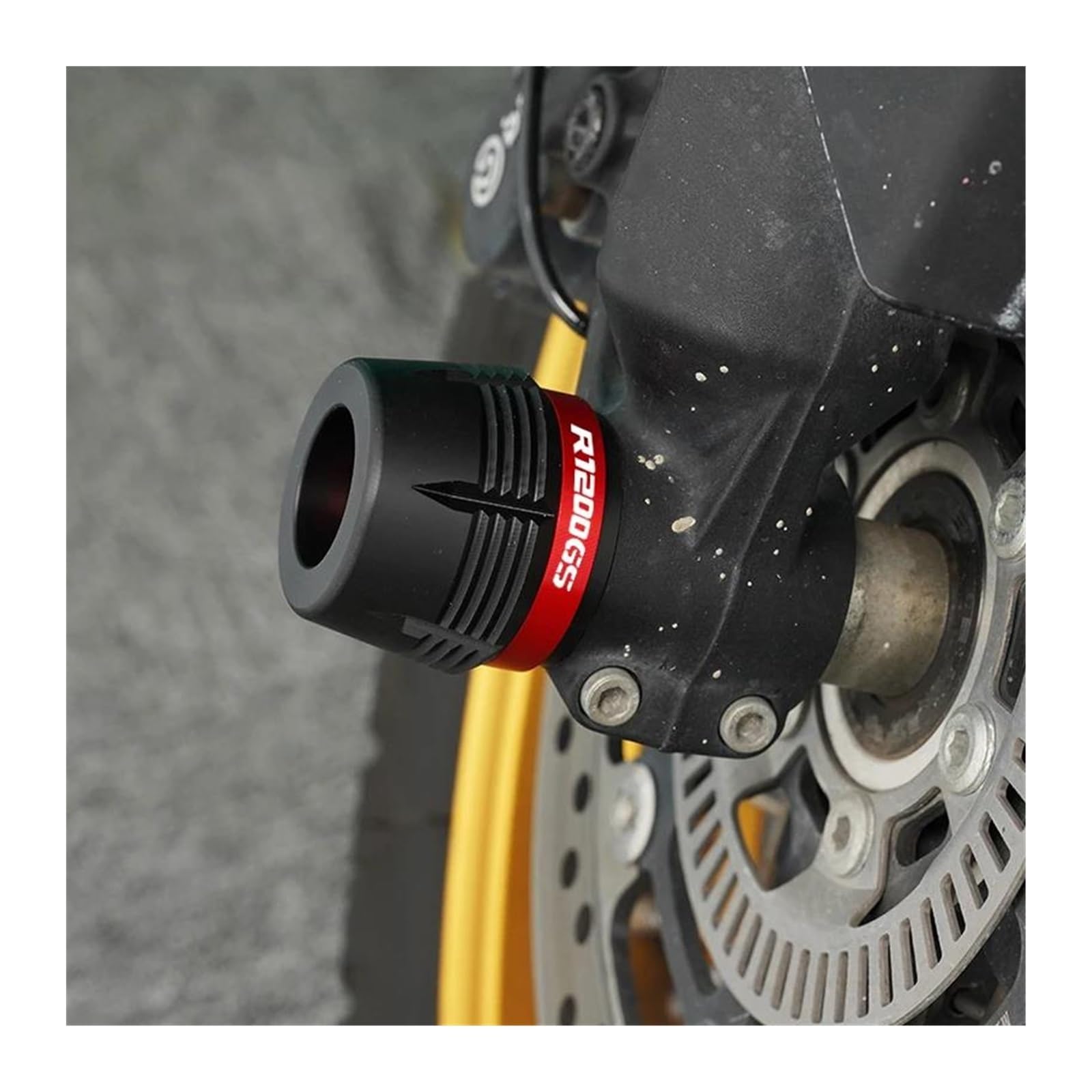 Slider Forcella Anteriore Per Ruota Anteriore Per Moto, Protezione Antiurto Per BMW R1250GS R1200GS ADVENTURE GS1200 R 1250 GSA R1200 GS 2014-2023 Tamponi Paratelaio(ROSSO,X-2)
