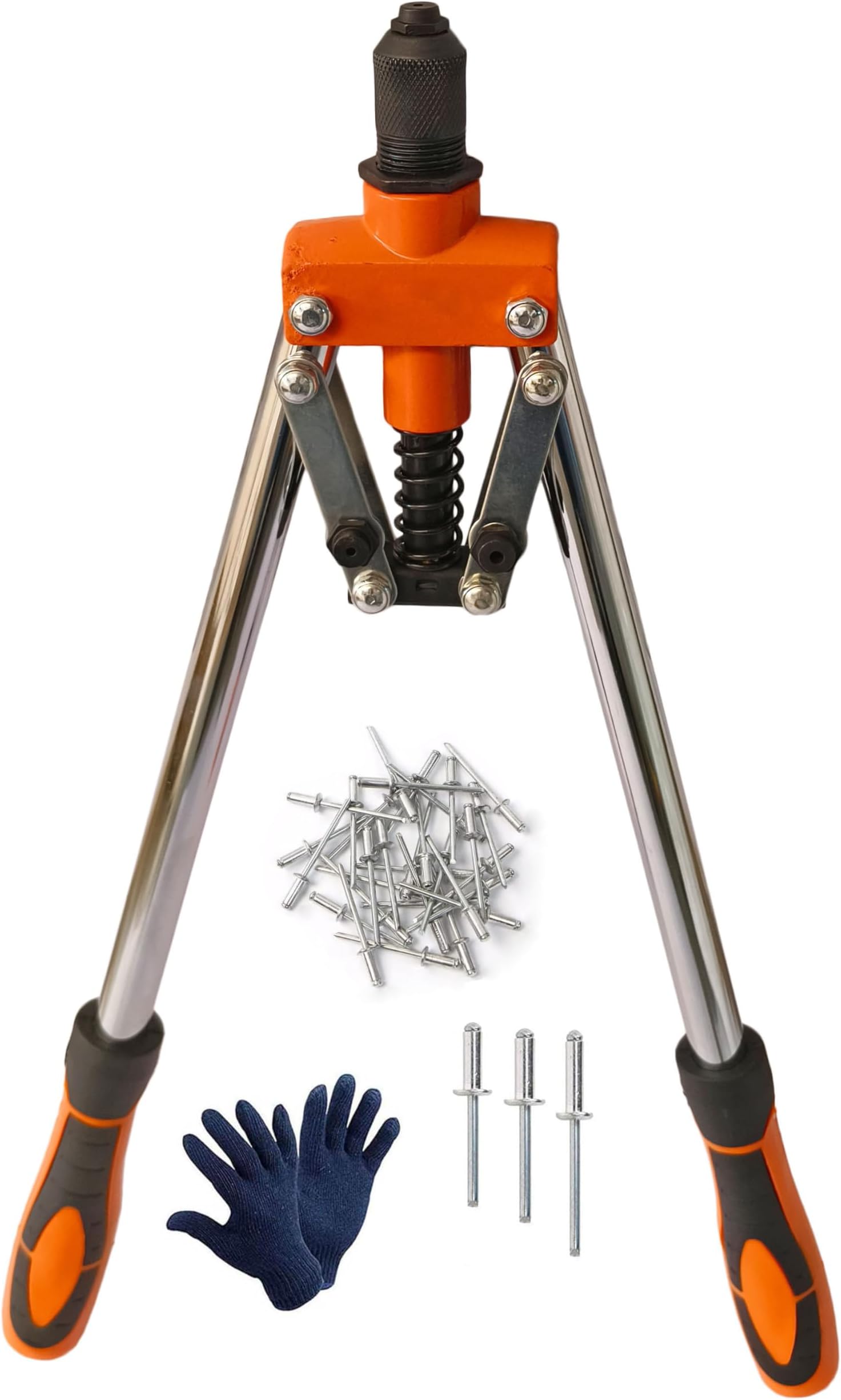 Inditrust 18 Inch (450MM) Hand Riveter Gun, Riveting Tool Fast Hitting ...