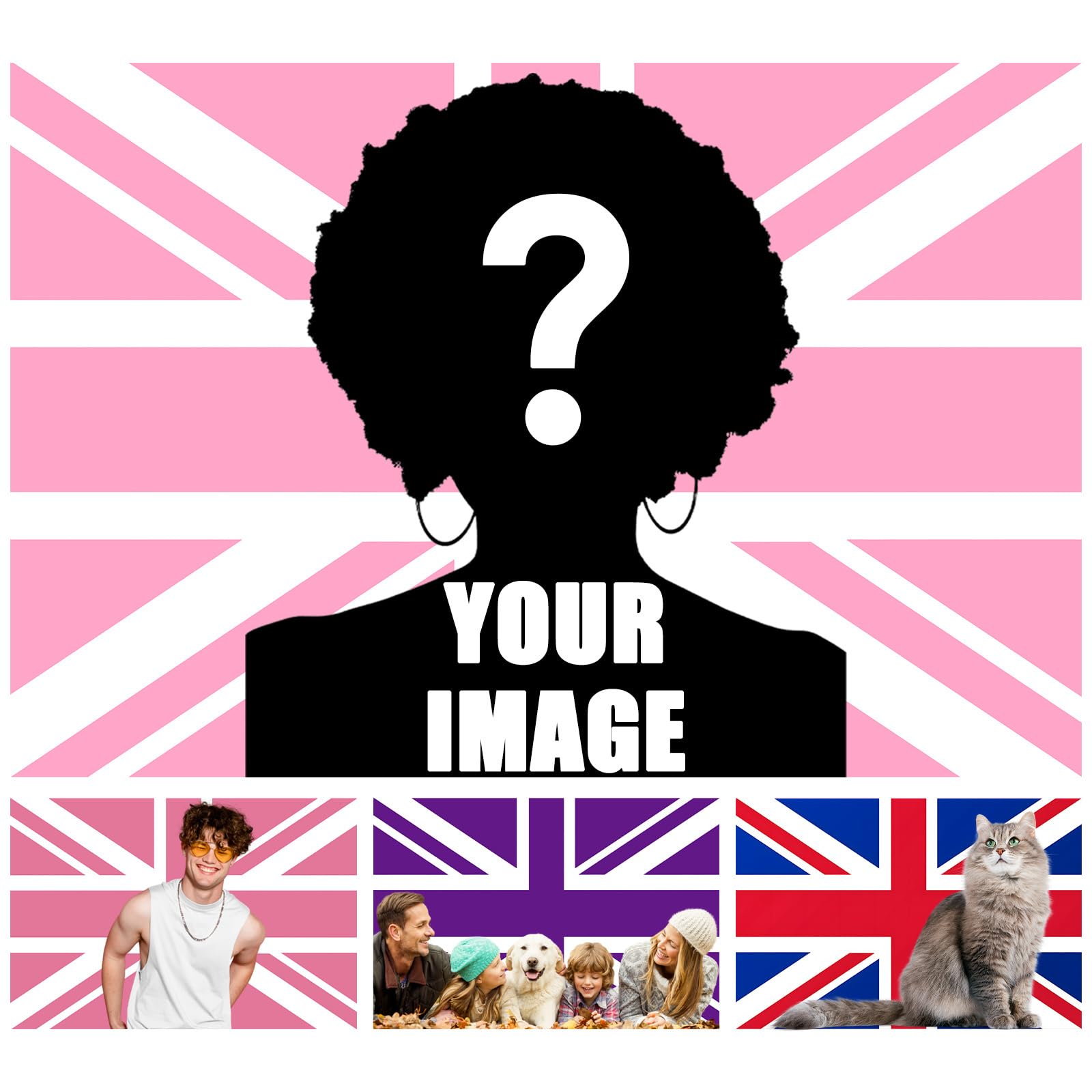 – Custom Flags Design Your Own Text Logo Photo Personalised Print Flag Customized Indoor Outdoor Decoration 3x5 FT