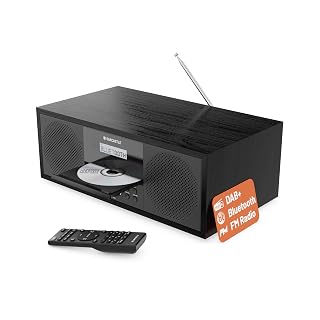 Oakcastle DAB500 Radio DAB+ Bluetooth & Lecteur CD, Système HiFi 60W pour la Maison - Les Beatles, Paul McCartney, John Lennon, RIngo Starr, George Harrison