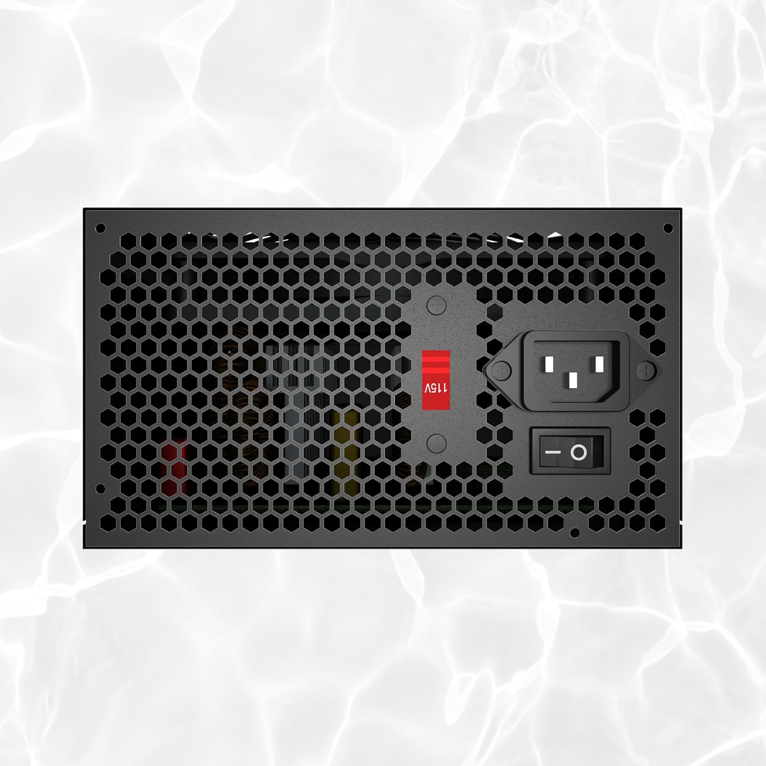 ATX Non Modular 600W Power Supply with Automatic Thermal Control 120mm Fan, Black ICESHARKS.