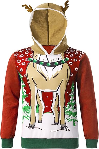 Unisex Christmas Hoodie for Men Fashion 