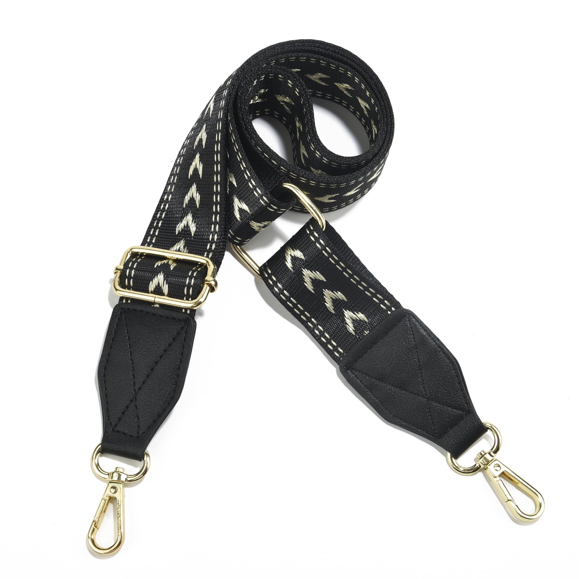 LEMEDE Purse Strap Replacement Crossbody 1.5" Wide Shoulder Strap Adjustable Straps Handbag Strap Replacement Belts