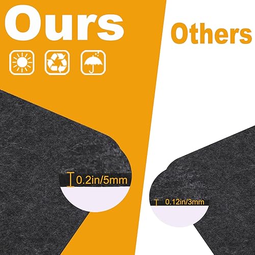 Miniatura 2 de 5 tapetes resistentes al calor para encimera, freidora de aire, cocina, electrodomésticos, deslizantes, 17 x 12 pulgadas, alfombrilla protectora de