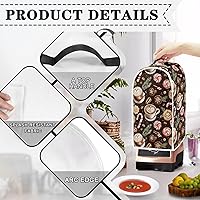 Vista 244 de doginthehole Hummingbird Blender Covers for Kitchen, Washable Appliance Covers Anti Fingerprint Stain Resistant Polyester Blender Dust Cover