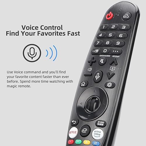 Miniatura 4 de Control remoto universal por voz para LG Smart TV, control remoto mágico de repuesto compatible con todos los modelos de TV con función de voz y