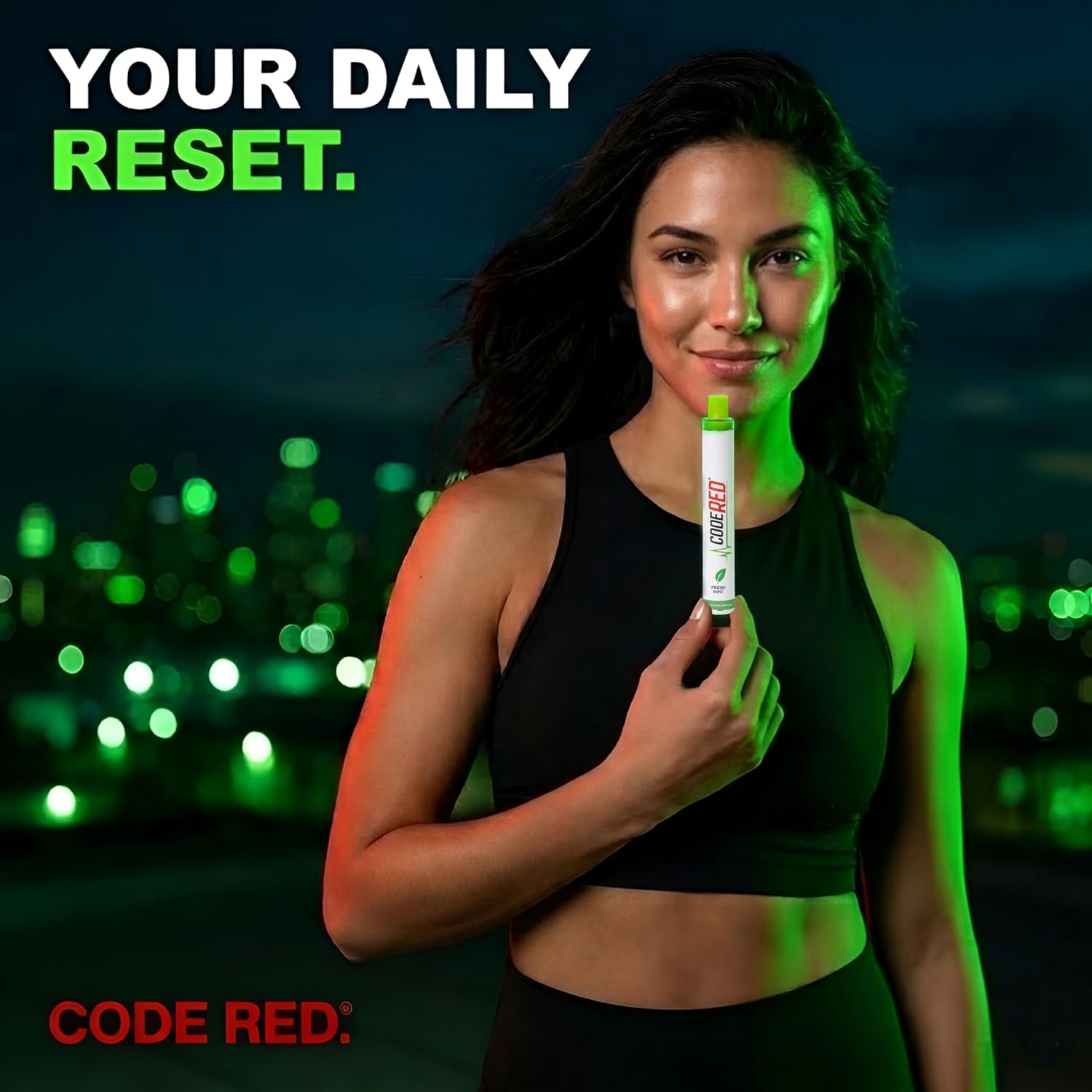 Code Red V-Aid Mullein Mint Diffuser - Plant-Based Herbal Diffuser Stick with Cool Mint, Mullein, Thyme - Relaxation Stick for Daily Balance - 600 Uses - 2 Pack