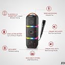 Drumstone 𝟏+𝟏 𝐘𝐄𝐀𝐑 𝐖𝐀𝐑𝐑𝐀𝐍𝐓𝐘 Bluetooth Ultra Bass Pro Wireless Speaker 40W – Karaoke Party Speaker with Immersive Sound, RGB Lights, 3m Karaoke Mic Mic Volume Control 5 Equalizer Settings gallery image