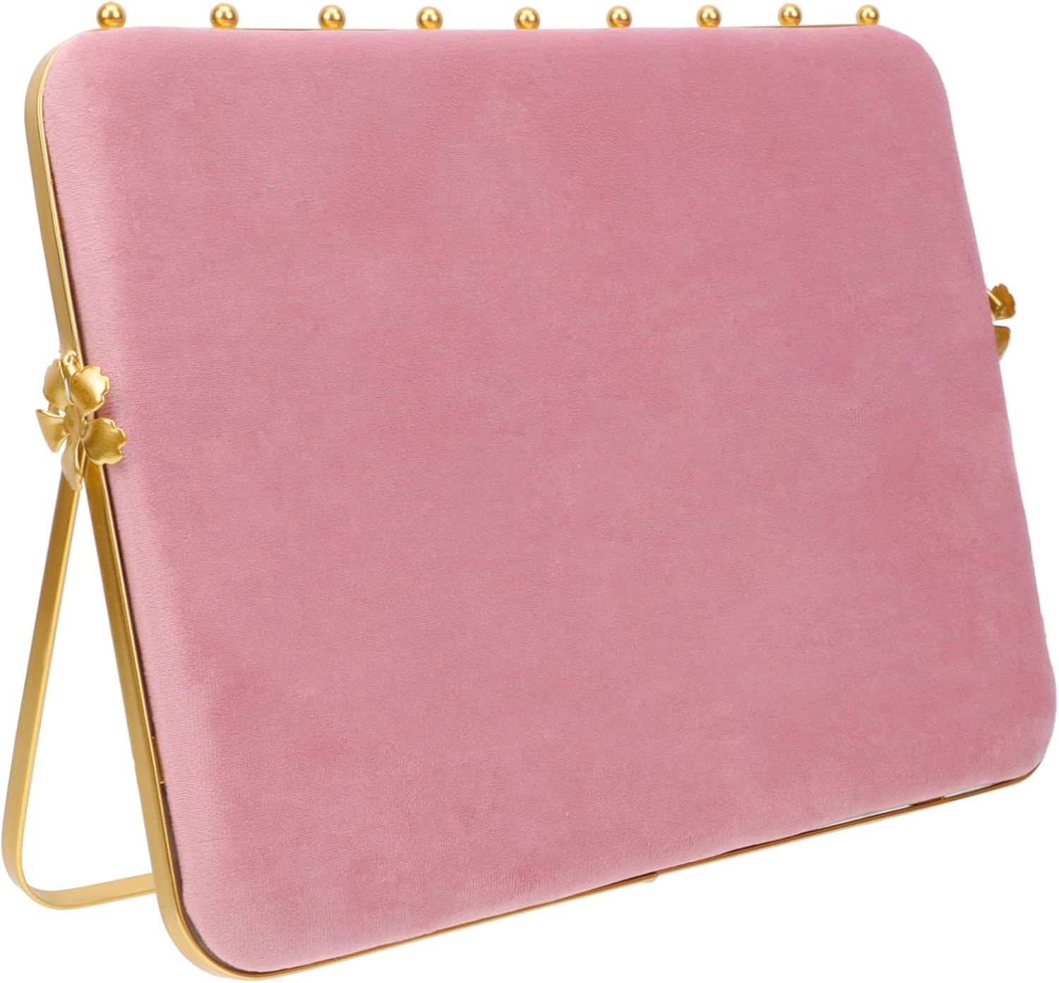 Nordic Style Metal Jewelry Display Stand with Necklace Rack and Support Multi Purpose Earring and Necklace Storage Shelf Tangle Organizer for Rings Bracelets and Accessories