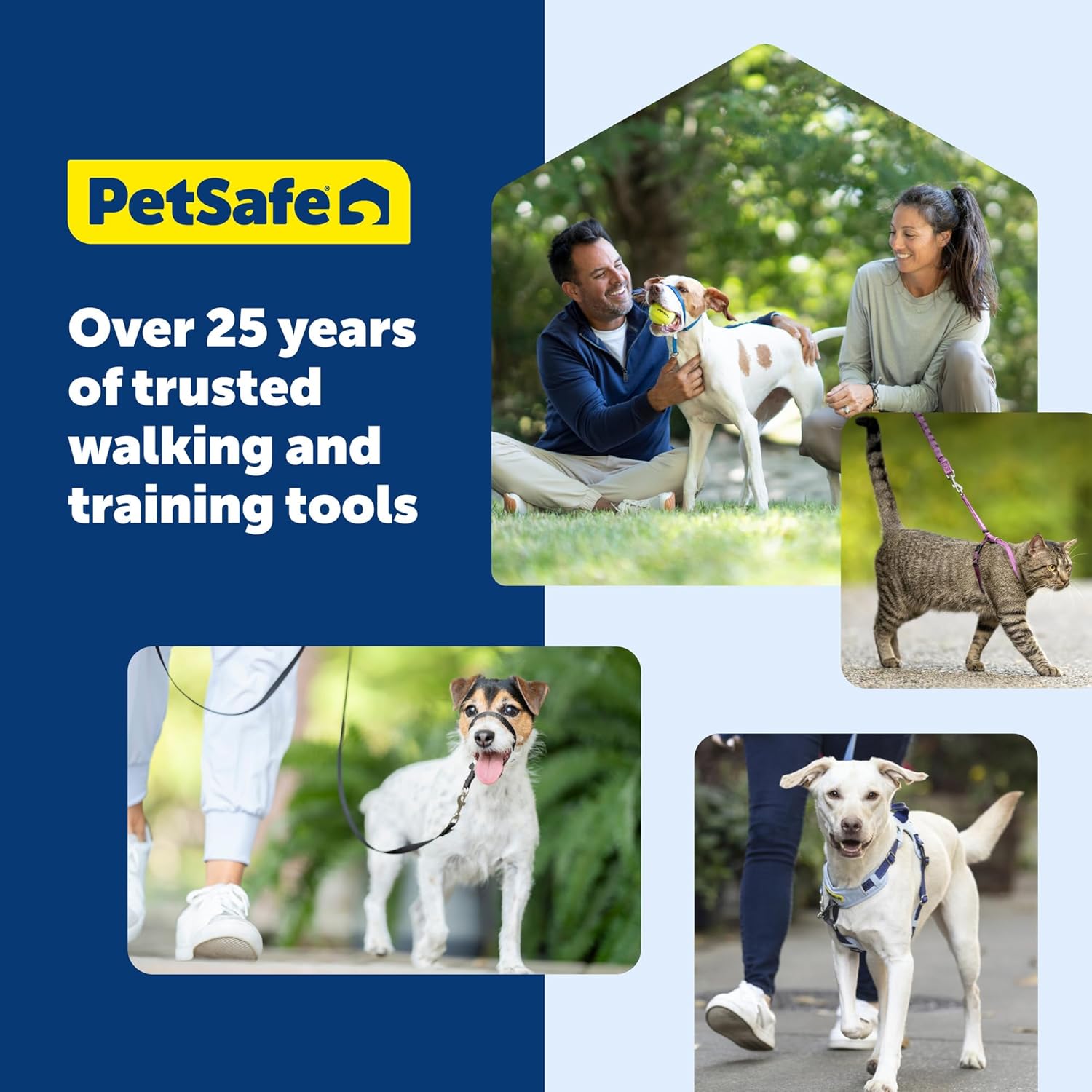 PetSafe EasySport Harness - Durable Padded Fabric, Adjustable Elastic Neckline, Rear-Leash Attachment & Nighttime Reflective Visibility - No Choke or Gag Secure Fit - Large - Red